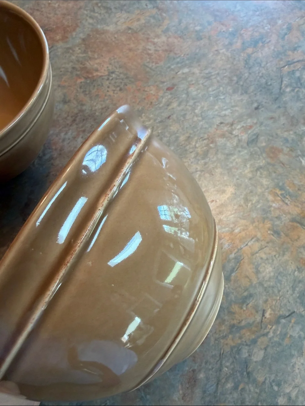 Pottery Barn Cambria cereal/soup bowls handcrafted in Portugal. Good condition.